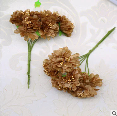 Silk Flower Bouquet DIY Craft Materials for Weddings