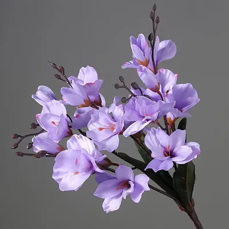 Artificial Silk Magnolia Flower Bouquet for Home Decor